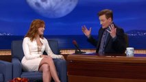 Conan Interview -  Maggie Grace: Liam Neeson Prank-Called