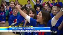 NBA Star Visits Group of Students Leading Up to All-Star Game