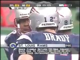 Patriots vs Rams en SuperBowl XXXVI