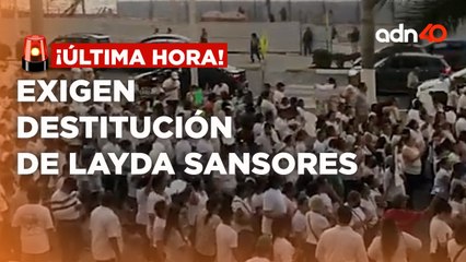 ¡Última Hora! Exigen destitución de Layda Sansores en Campeche