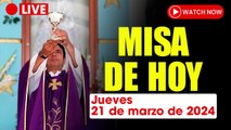 ✅ MISA DE HOY - Jueves 21 de marzo de 2024 Padre Arturo Cornejo  misa diaria, misa en vivo hoy