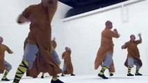Raw - Kung Fu Shaolin Monks show off death-defying stunts