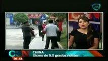Sismo de 5.5 grados richter sacude a China