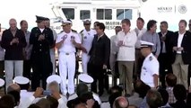 Marino deja a Peña Nieto con la mano extendida durante su visita a Baja California