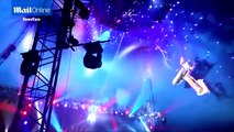 VIDEO: Acróbata cae desde 6 metros de altura durante funcipon de circo en Houston, Texas