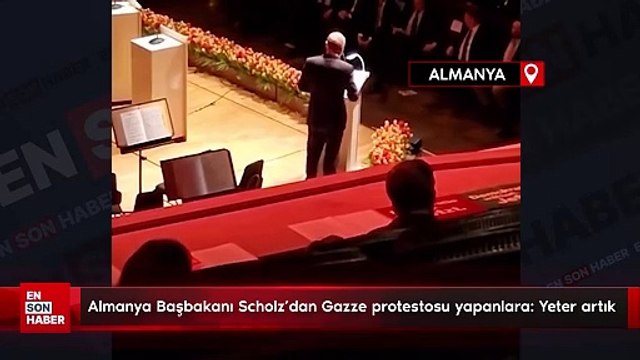 Almanya Başbakanı Scholz'dan Gazze protestosu yapanlara: Yeter artık