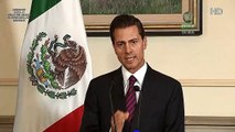 Pronunciamiento de Peña Nieto tras la fuga de 
