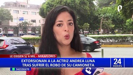 Andrea Luna sufre el robo de su camioneta: delincuentes le exigen el pago de 6 mil soles
