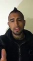 Arturo Vidal envia mensaje borracho