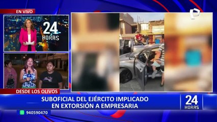 Tải video: Los Olivos: suboficial del Ejército implicado en extorsión a empresaria