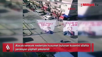 Tartıştığı kuzenini silahla vurdu