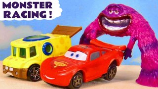 Disney Cars Monster Racing Stories with Lightning McQueen for Kids