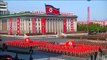Desfile masivo con antorchas en Corea del Norte marca el 70 Aniversario del Partido Obrero