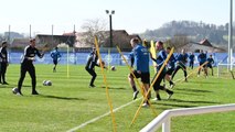 Estonia train ahead of UEFA Euro 2024 playoff qualifier against Poland