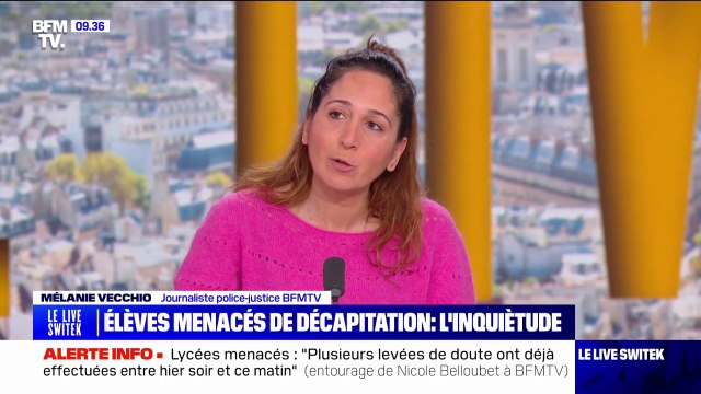 Lycées franciliens menacés: des centaines de lycéens ont reçu des menaces d'un individu qui promet de les décapiter