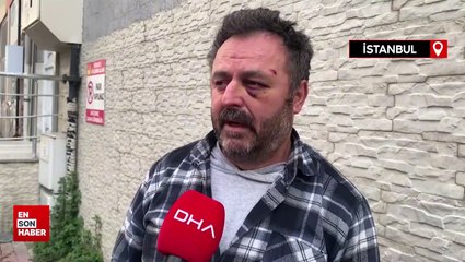 Kağıthane'de servis şoförüne levyeli saldırı