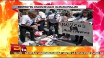 Destruyen discos de Julio Iglesias por comentarios racistas