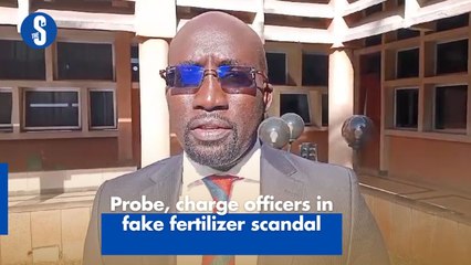 Probe, charge officers in fake fertilizer scandal