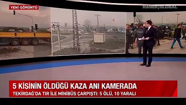 Tekirdağ'da tır, yolcu minibüsüne çarptı: Çok sayıda ölü ve yaralı var