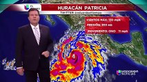 Huracán Patricia tocará tierras mexicanas esta tarde
