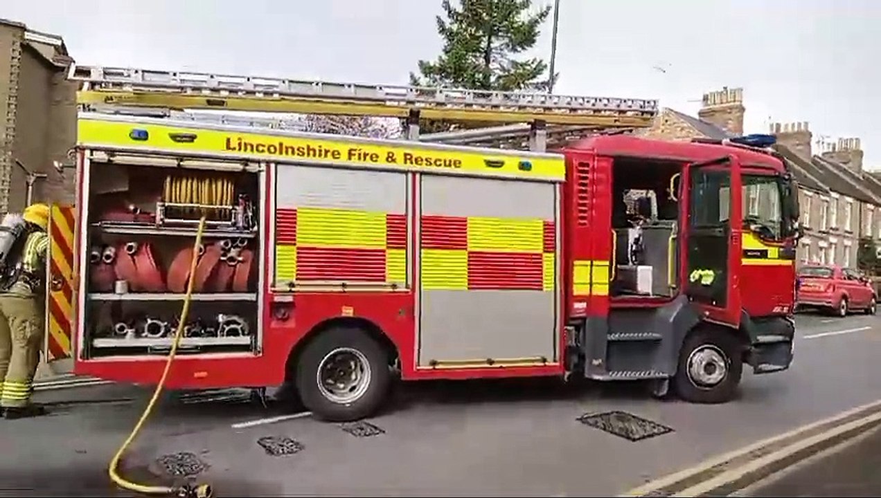 Firefighters in Conduit Road, Stamford