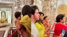 Priyanka Chopra-Nick Jonas visit Ayodhya's Ram Mandir with daughter Malti Marie; seek blessings!
