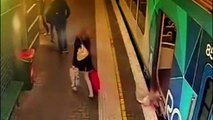 Niña cae a las vías de un tren en Australia