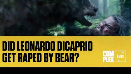 Download Video: Leonardo DiCaprio seria violado por un oso en su película El Renacido?