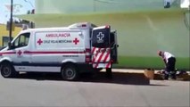 #Denuncia: Presidenta de Cruz Roja en Teotihuacán utiliza ambulancia para vender ropa en la vía pública