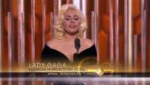 Golden Globes 2016: Lady Gaga ganadora como Mejor  actuación en una miniserie o pelicula de televisión