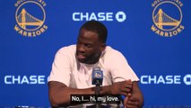 'Give her a real hug' - Draymond presser interrupted by children's spat