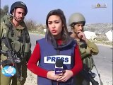 La burla de soldados Israelíes a Periodista Palestina