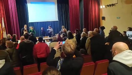 Así acabó la charla de Altri en Monterroso