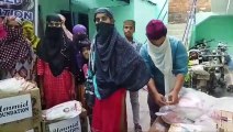 Watch the video.. नेक काम, बेसहारा महिलाओं को बांट रहे रमजान का किट