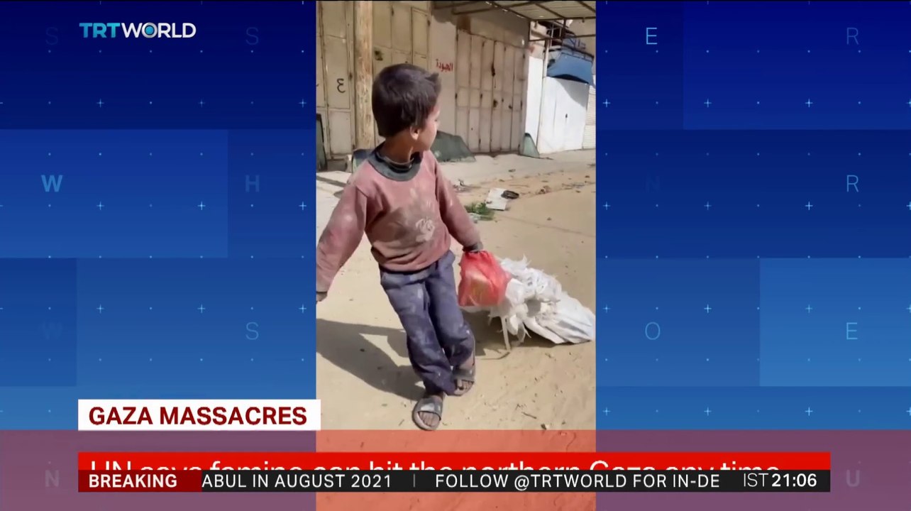 UN says famine can hit the northern Gaza any time