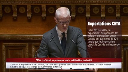 CETA : "Aux élus de droite, ne tombez pas dans le piège d’une alliance avec les communistes"