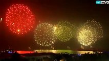 Dubai Año Nuevo 2016 Fuegos Artificales de Burj Al-Arab