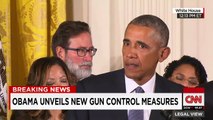 Derrama lágrimas Barack Obama durante su discurso contra la violencia con armas