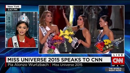 Miss Universo habla del error en Miss Universo