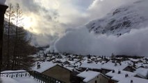 #VIDEO - Captan avalancha en los Alpes franceses