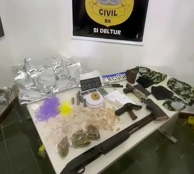 Polícia Civil apreende armas e drogas durante operação no Centro Histórico de Salvador