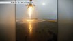 Cohete SpaceX explota durante el aterrizaje