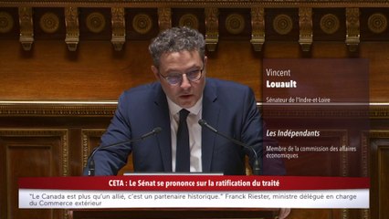 CETA : "Assumons d'être ouverts sur le monde et de commercer avec des partenaires de longue date"