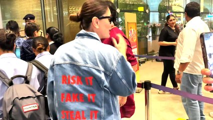 PATAUDI FAMILY JETS OFF IN STYLE, KAREENA KAPOOR'S JACKET CATCHES EVERYONE'S ATTENTION