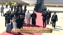 La llegada del Papa Francisco a Chiapas