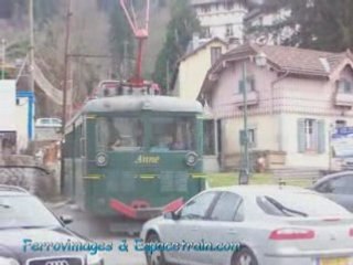 Arrivée et départ d'une rame TMB au Fayet