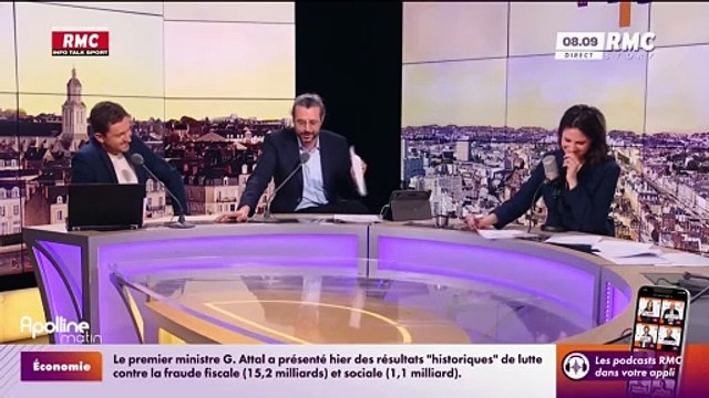 Merci mon chou ! Ça me fait très plaisir : Le fils d'Apolline de Malherbe l'appelle en direct pour son anniversaire