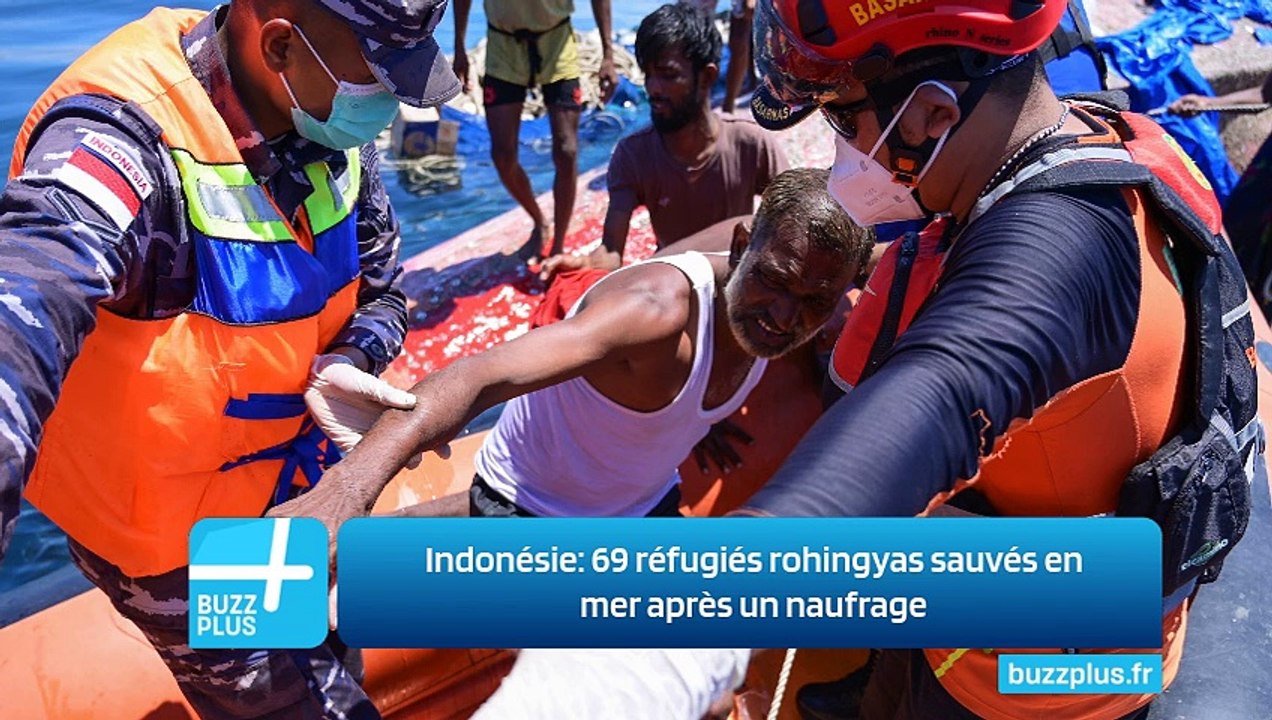 Indonésie: 69 réfugiés rohingyas sauvés en mer après un naufrage