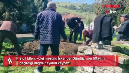 Kolej mezunu, 3 dil konuşuyor, 50 yılını mağarada geçirdi! 'İskender Aga' sırlarıyla gitti