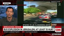 Explota Autobus en Jerusalem